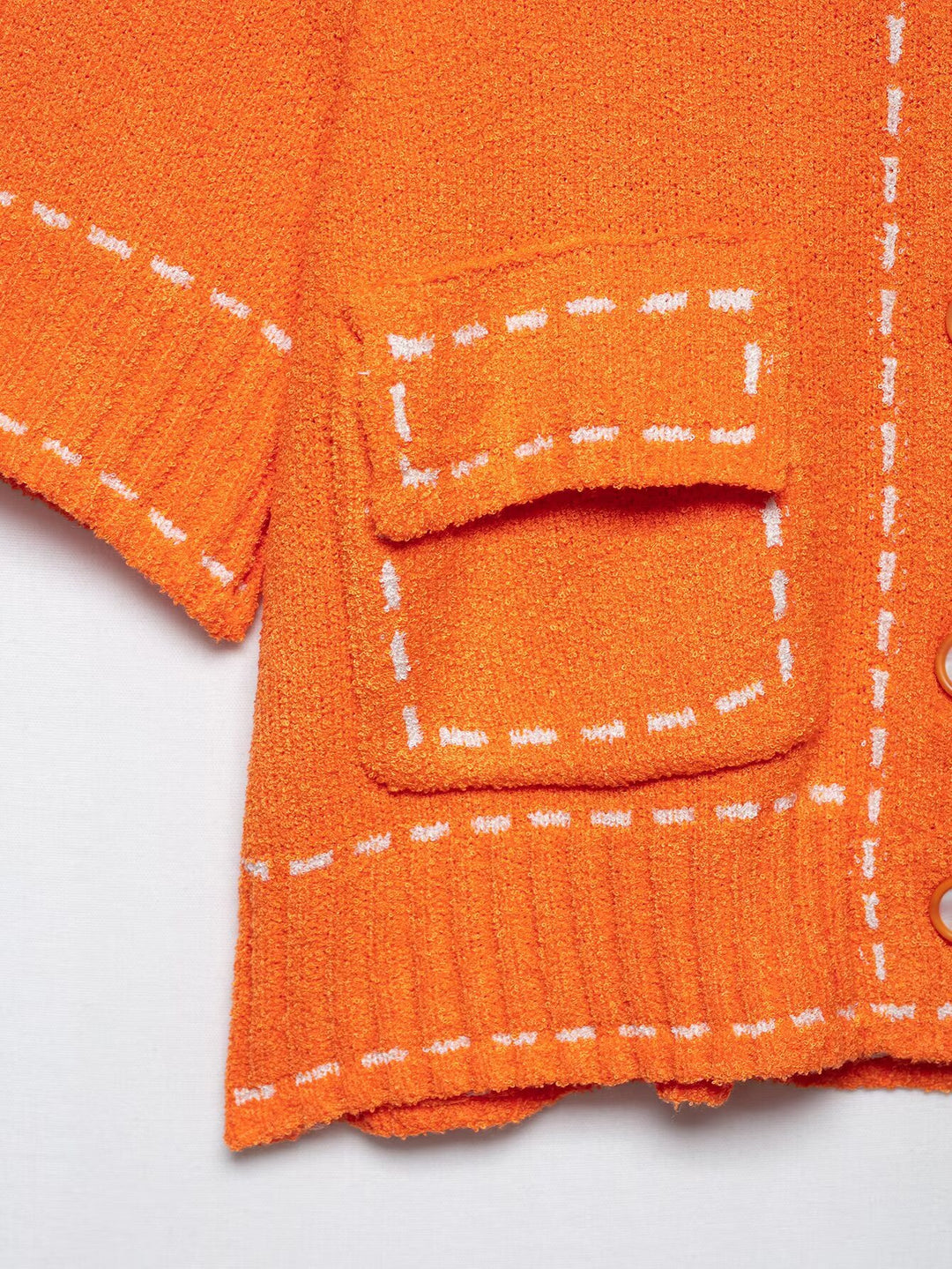 Strickpullover mit rundem Hals