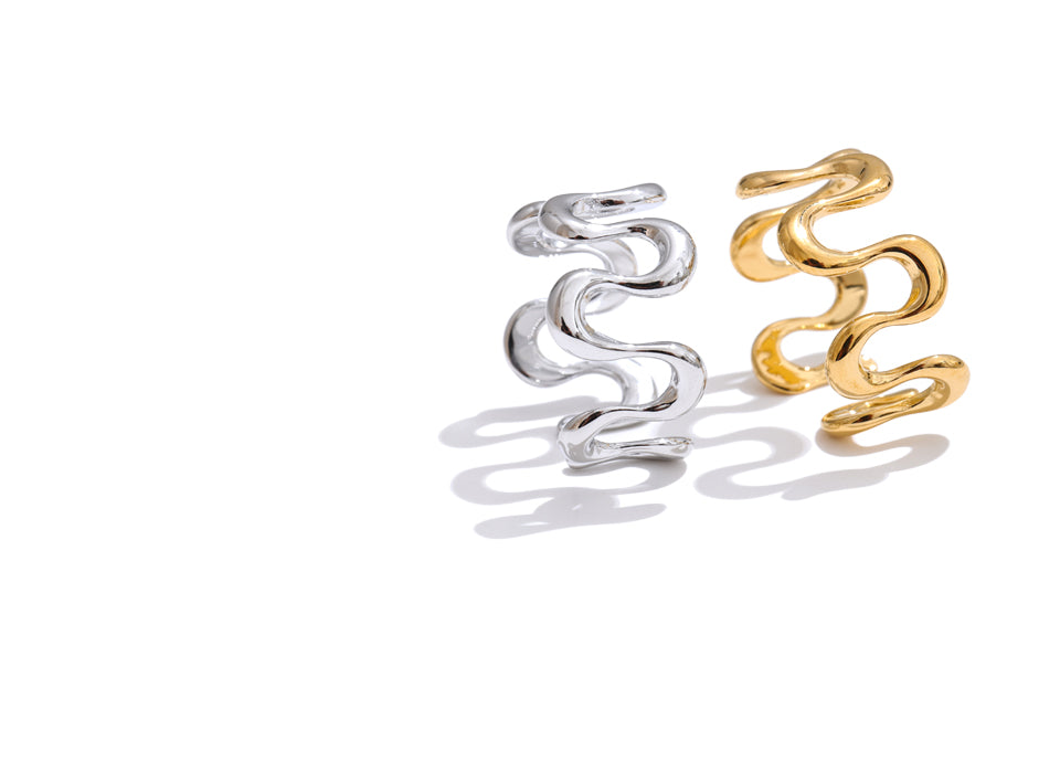 Minimalistischer, unregelmäßiger Ring