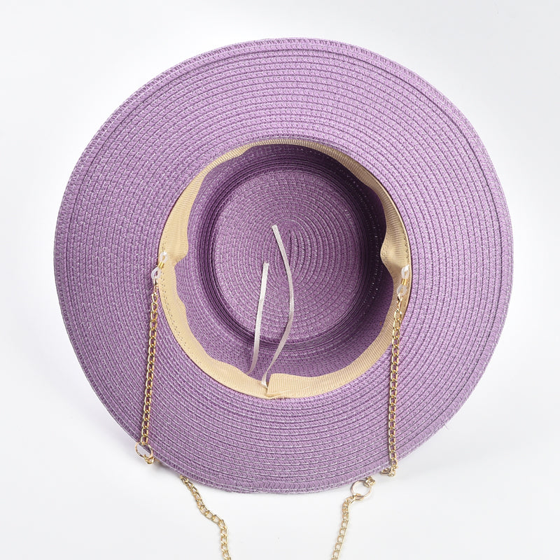 Eleganter Strohhut für Damen logo RB