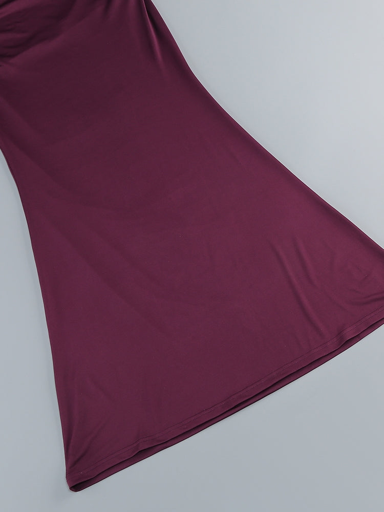 Abendkleid mit Handschuhen