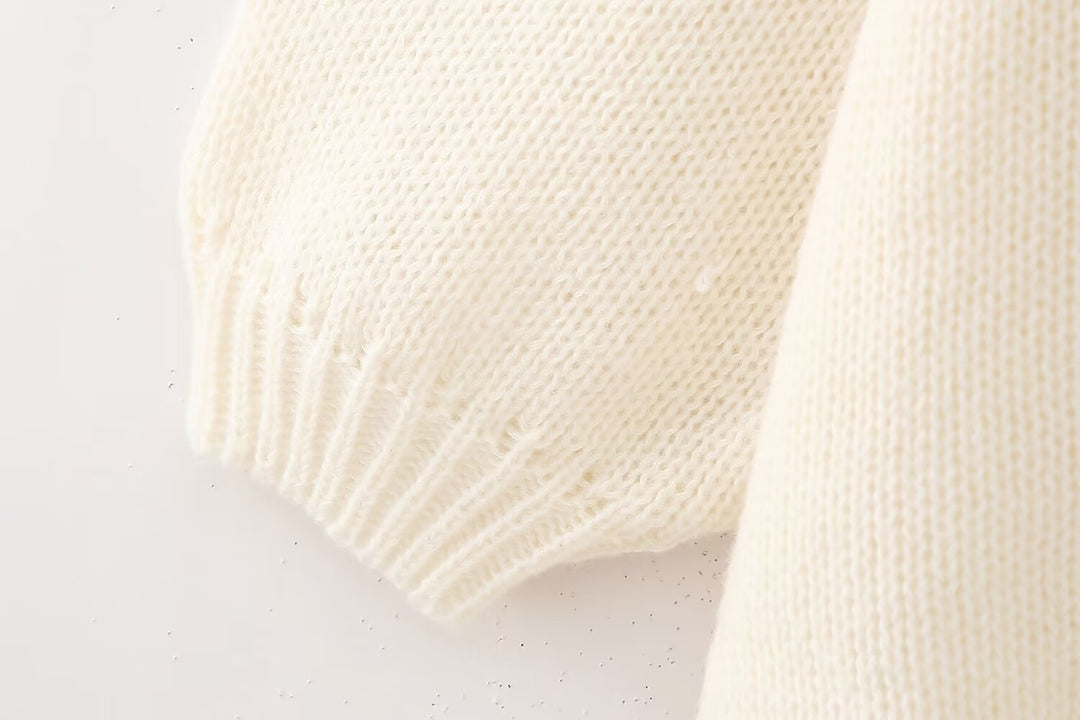Strickjacke mit Knöpfen