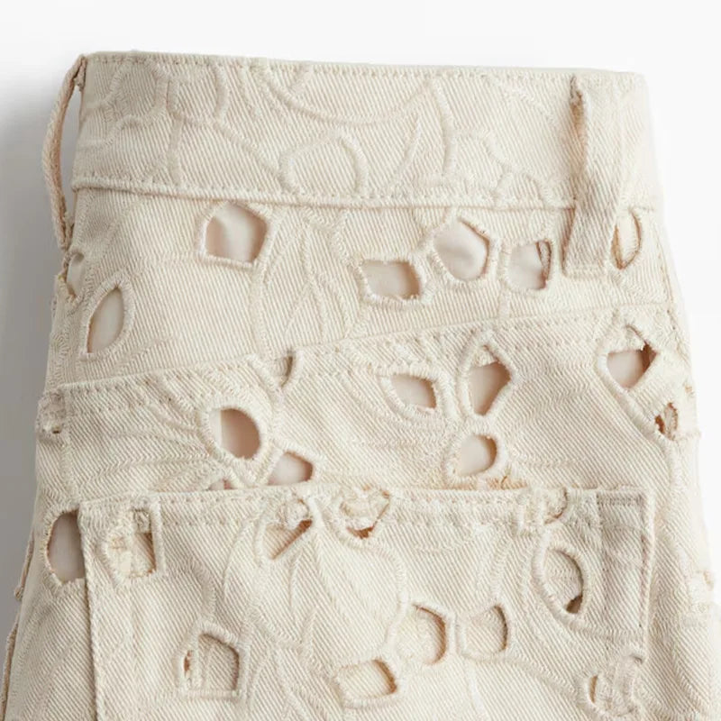 Elegante, weite Damen-Jeans