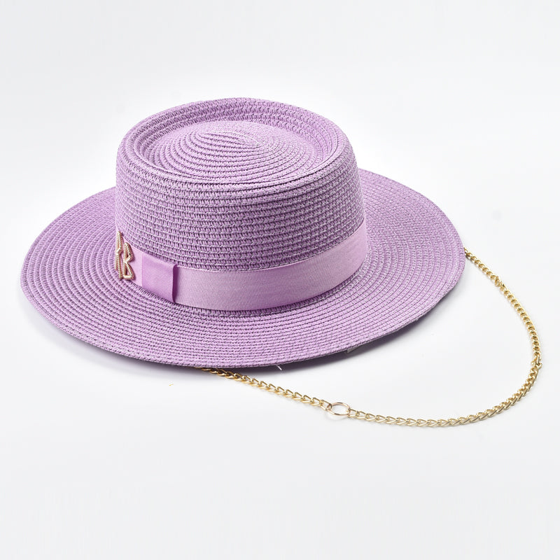 Eleganter Strohhut für Damen logo RB