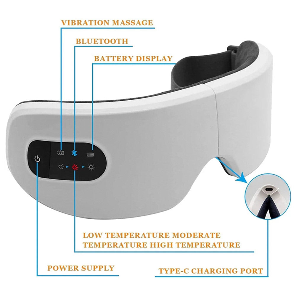 Intelligentes elektrisches Augenmassagegerät