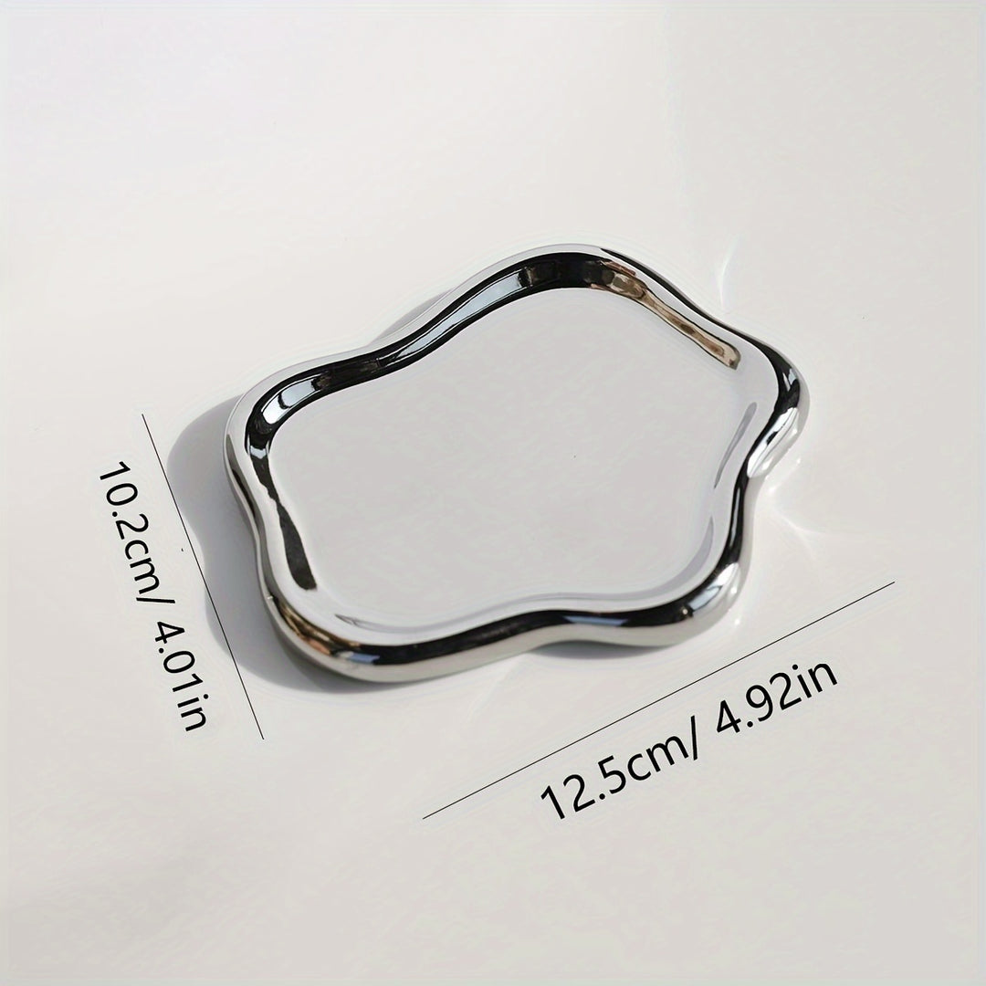 Keramik-Schmucktablett in Wolkenform