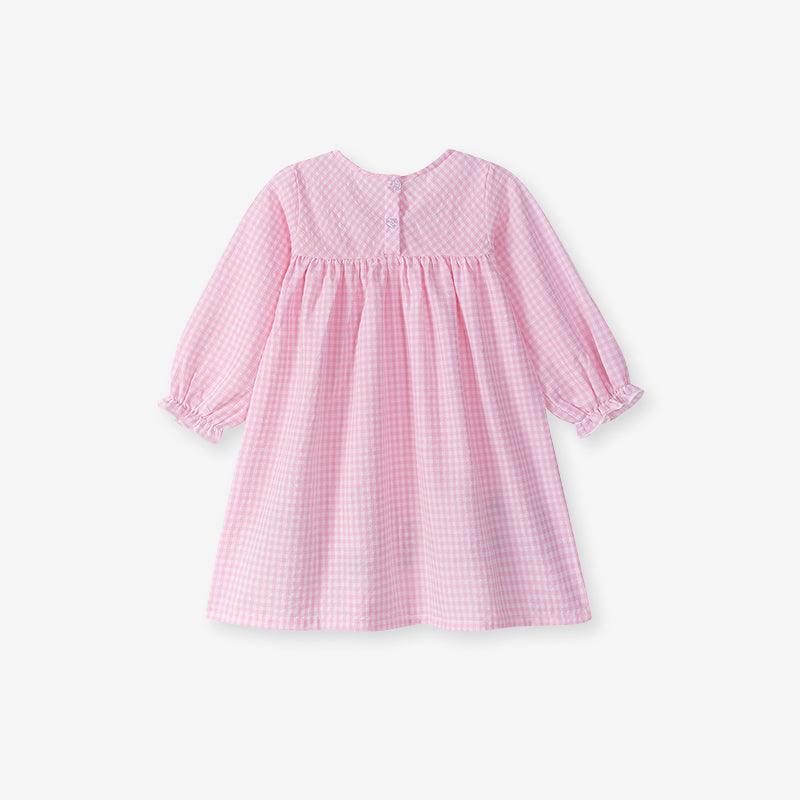 Little Maven Mädchen Kleid mit Häschen-Applikation