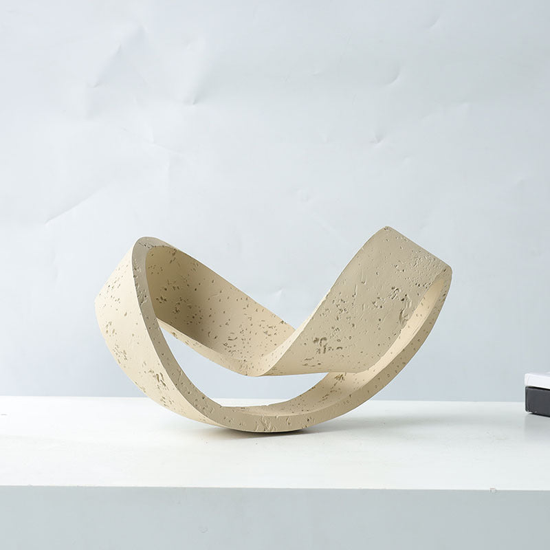 Moderne geometrische Ring-Ornamente im Höhlenstein-Design