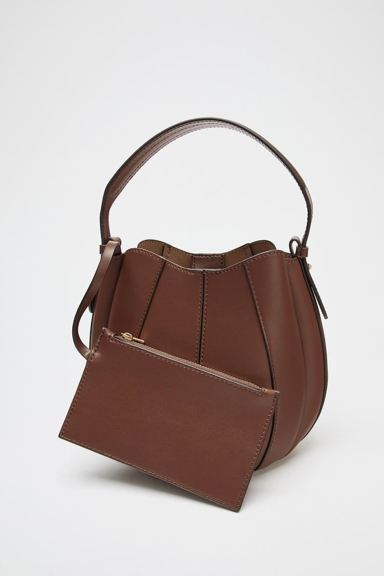 Modische Beuteltasche mit abnehmbarer Tasche
