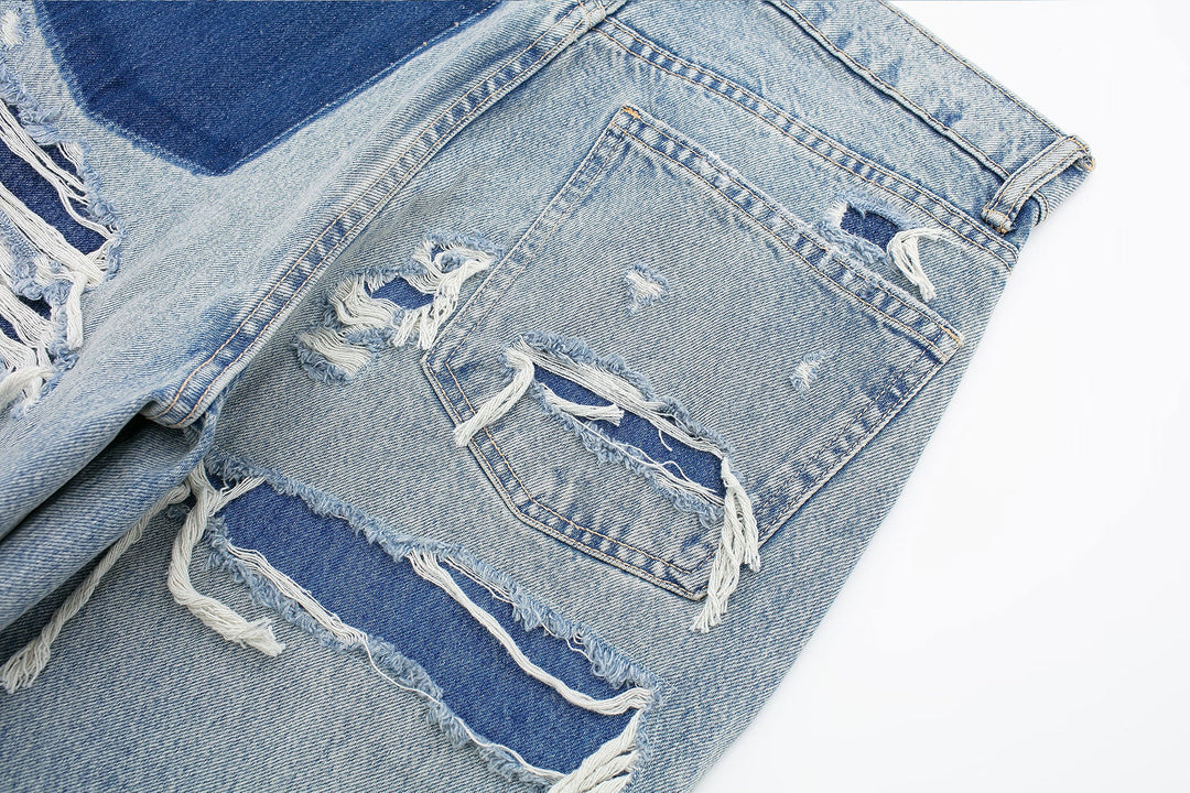 Jeans mit hoher Taille