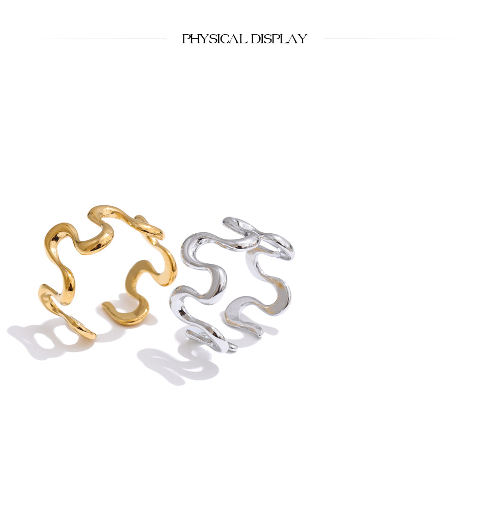 Minimalistischer, unregelmäßiger Ring