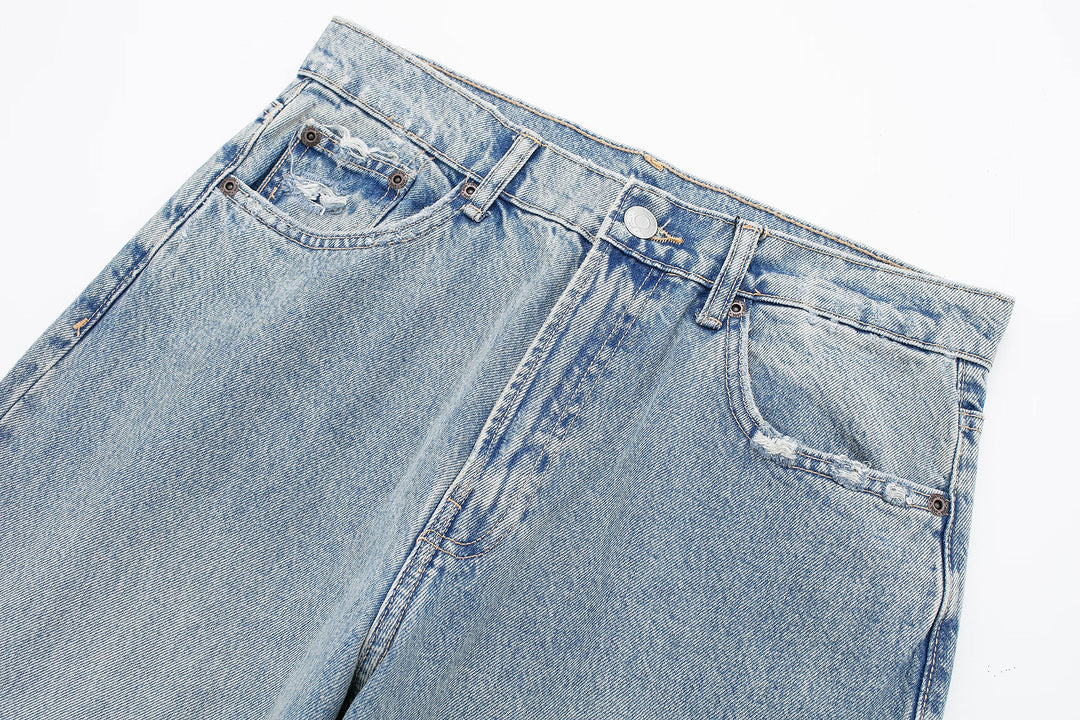Jeans mit hoher Taille