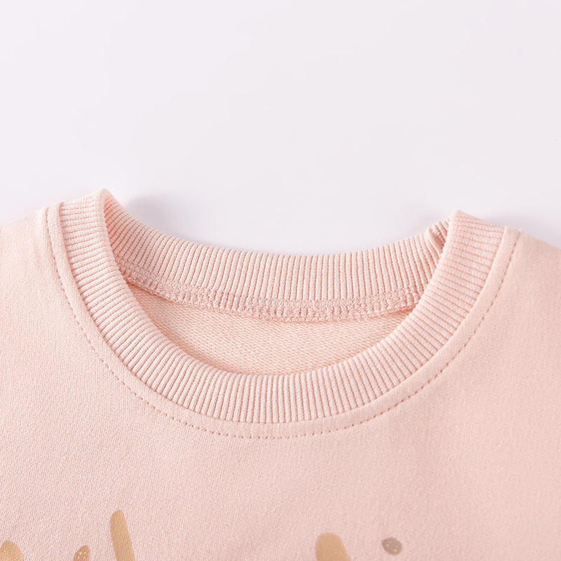 Little Maven Mädchen Kleid mit Häschen-Applikation