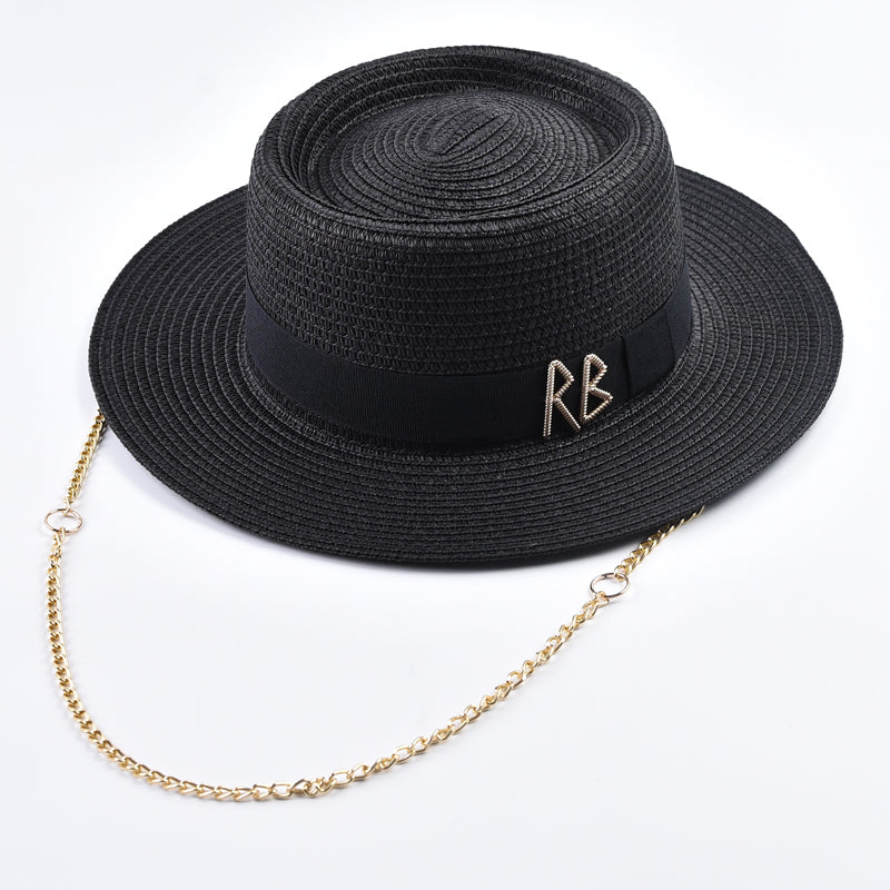 Eleganter Strohhut für Damen logo RB