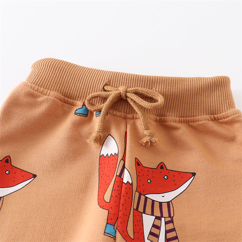 Meter Kinder-Jogginghose mit Tiger-Print