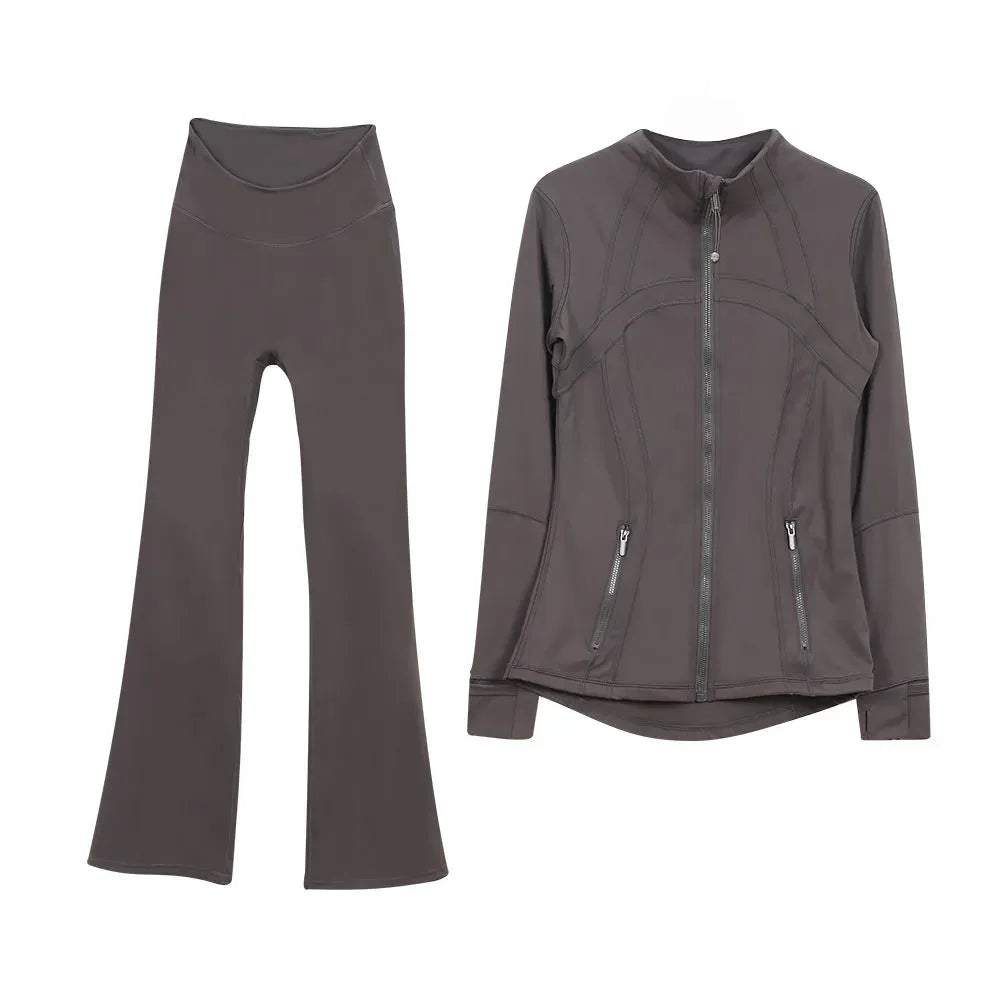 Kombinierbares Sport-Set mit Jacke und Leggings/Shorts