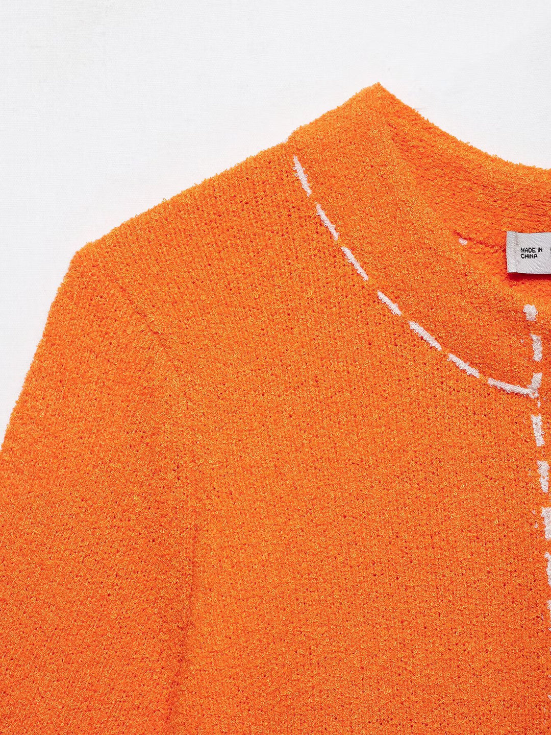 Strickpullover mit rundem Hals