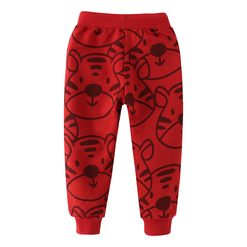 Spring Meter Kinder-Jogginghose mit Tiger-Print