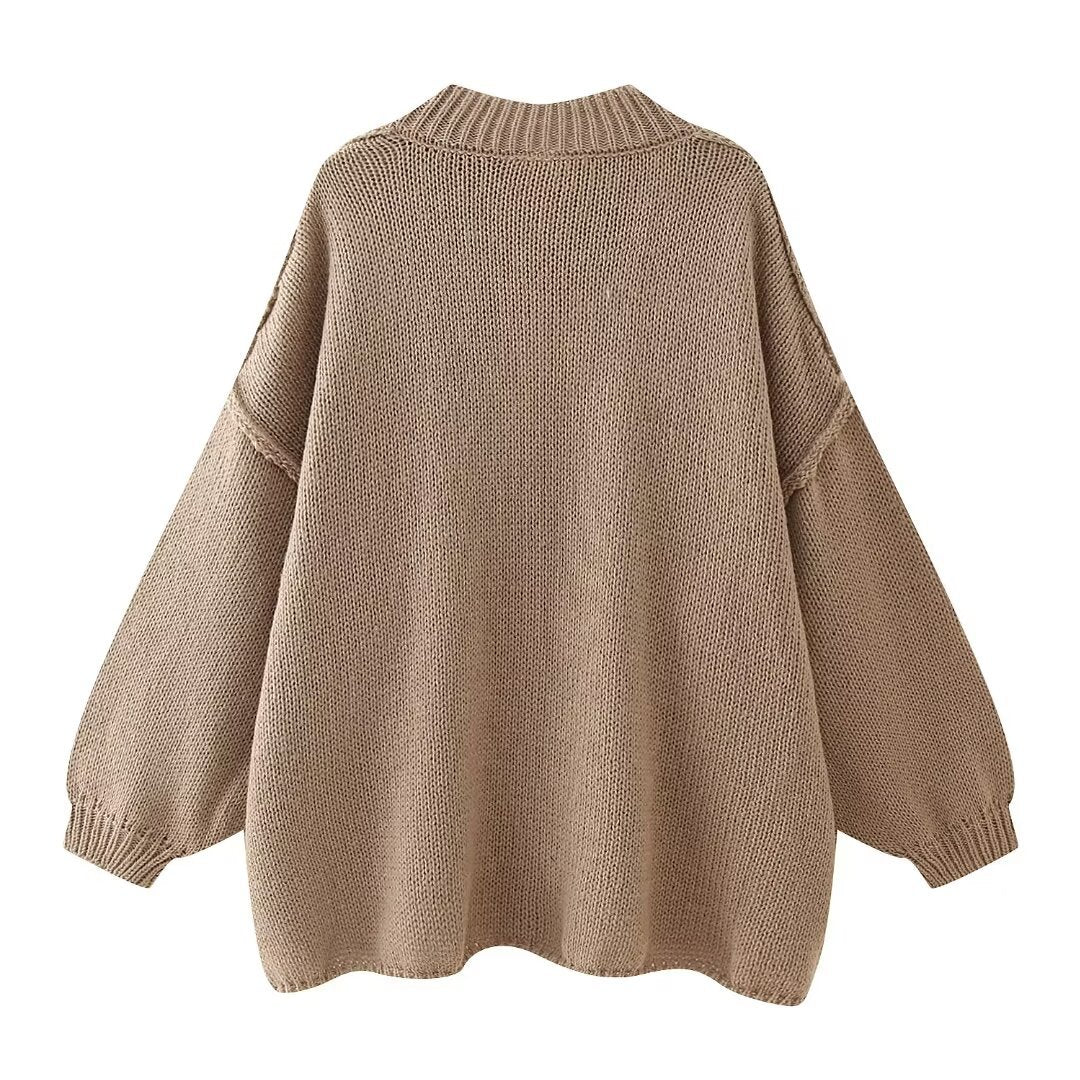 Strickjacke mit Knöpfen