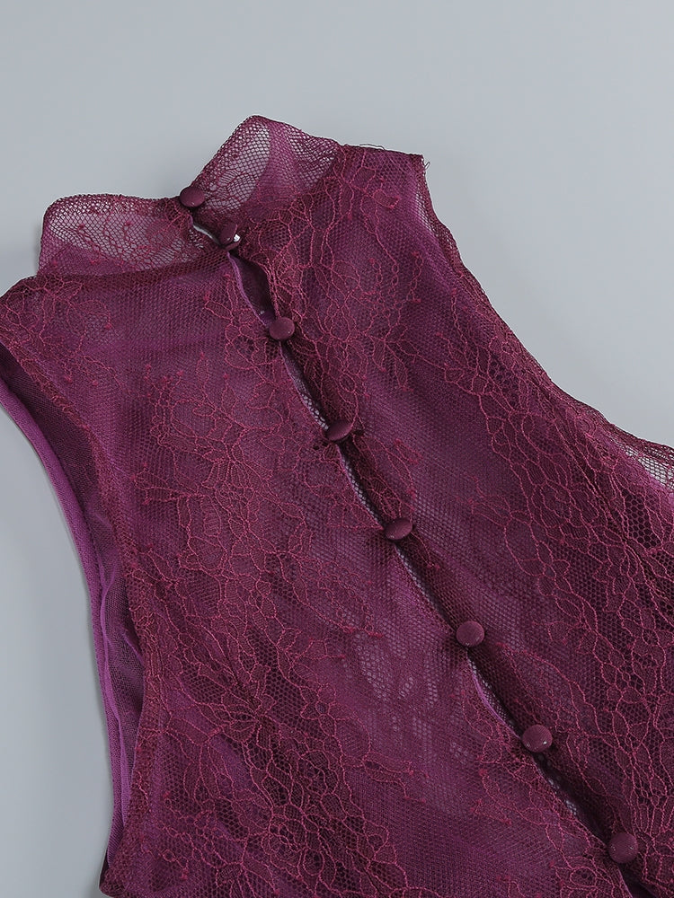 Abendkleid mit Handschuhen
