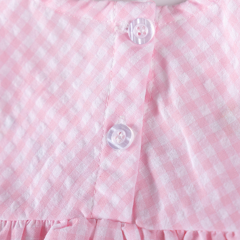 Little Maven Mädchen Kleid mit Häschen-Applikation