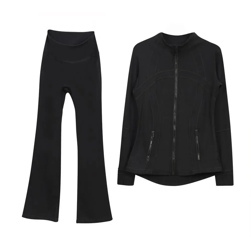 Kombinierbares Sport-Set mit Jacke und Leggings/Shorts