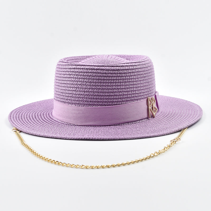 Eleganter Strohhut für Damen logo RB