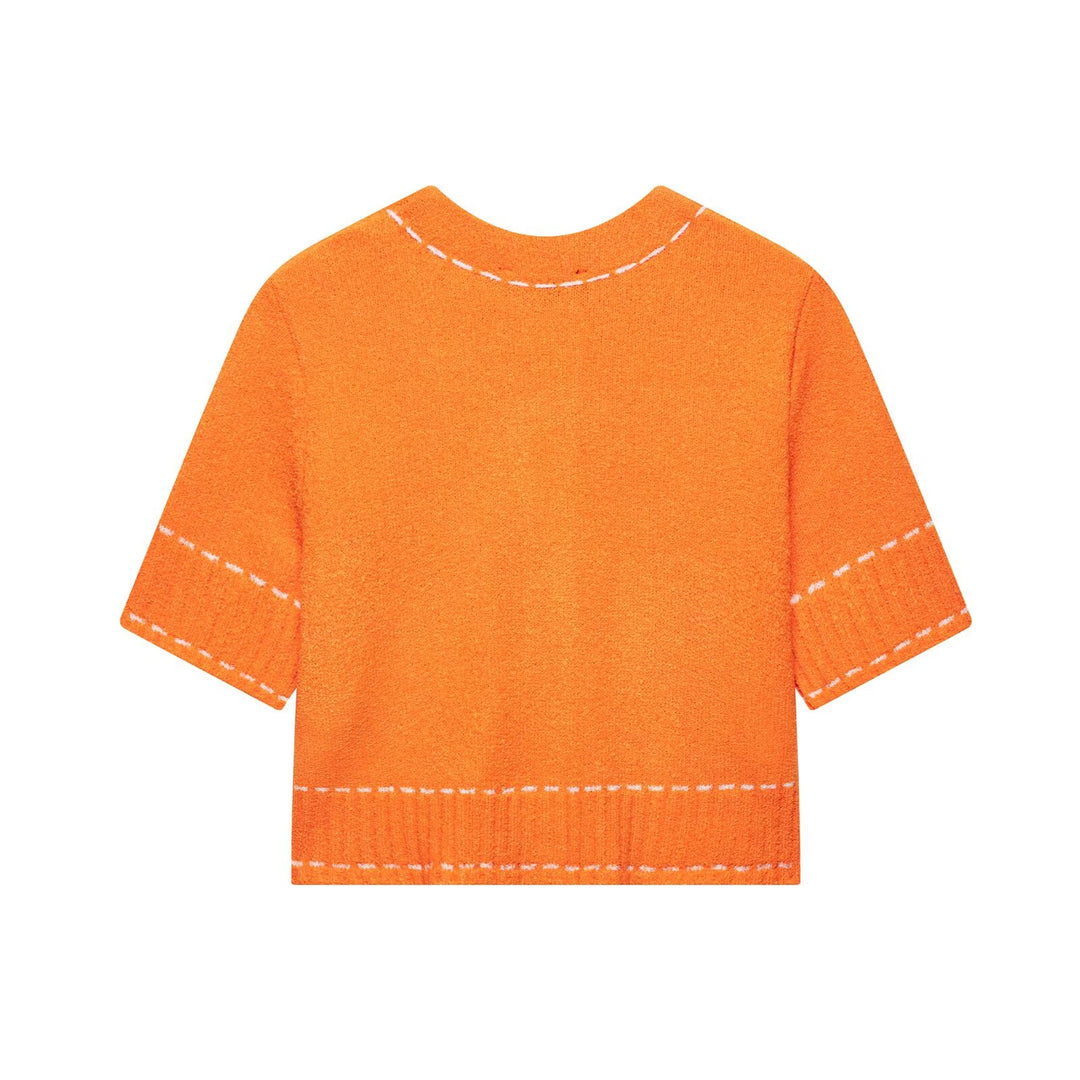 Strickpullover mit rundem Hals