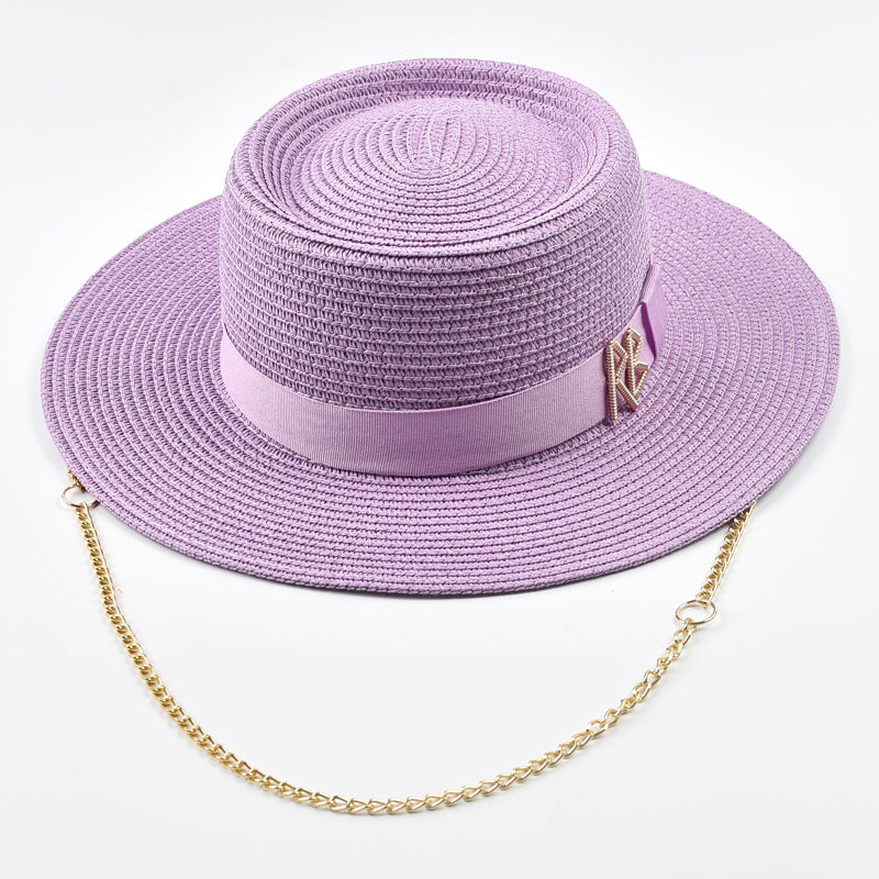 Eleganter Strohhut für Damen logo RB