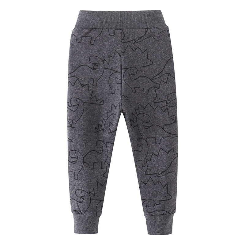 Little Maven Jungen Jogginghose mit Dinosaurier-Print
