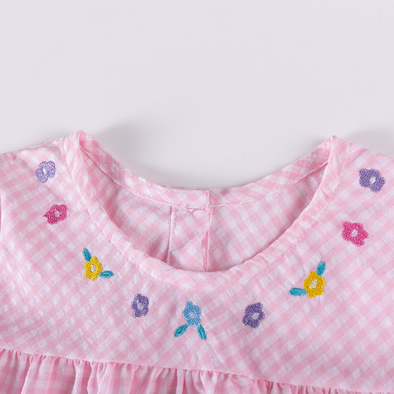 Little Maven Mädchen Kleid mit Häschen-Applikation