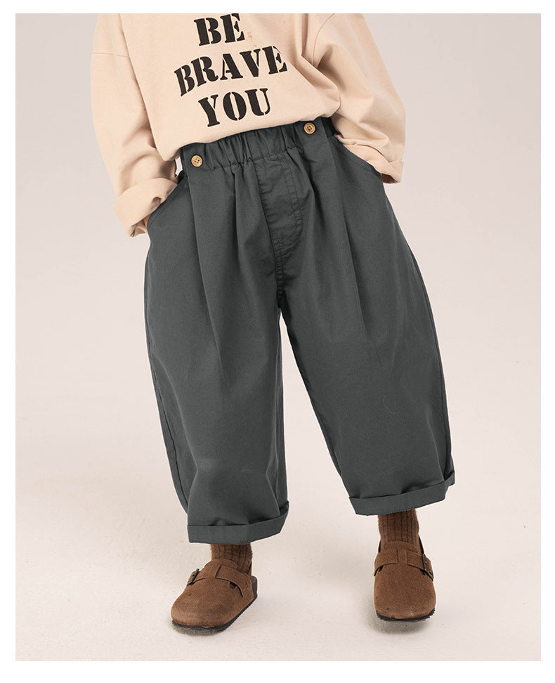 Kinder-Freizeithose mit weitem Bein (Unisex)