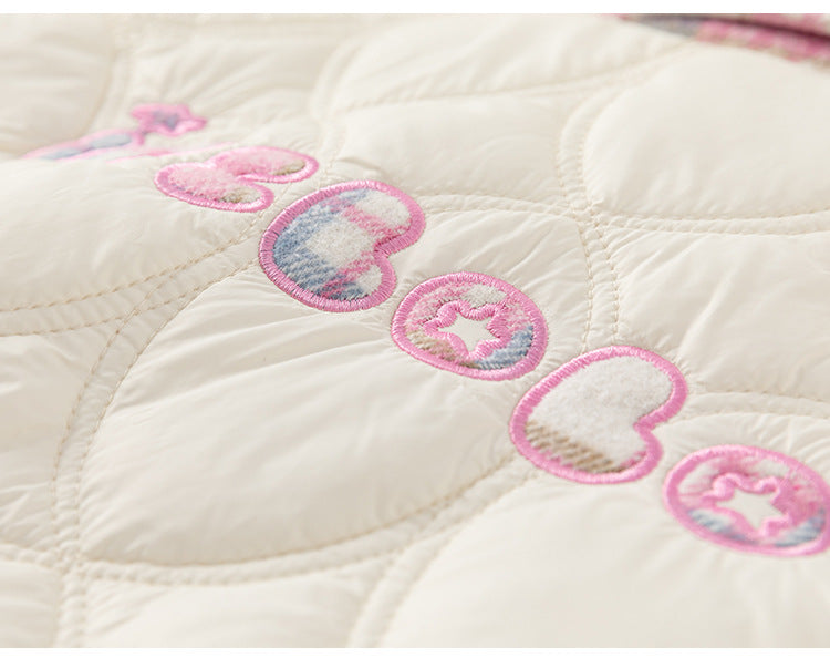 Baby-Steppjacke im Karomuster