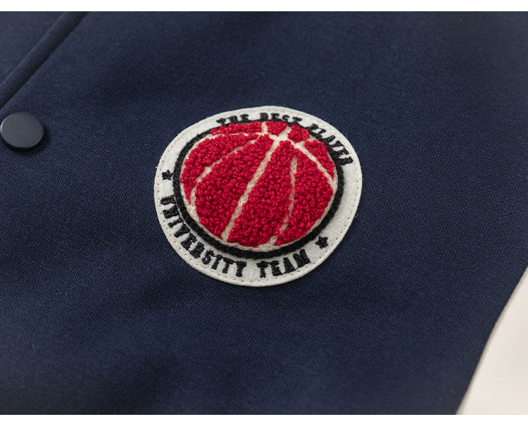 Kinder Stickerei Ballpark Jacke