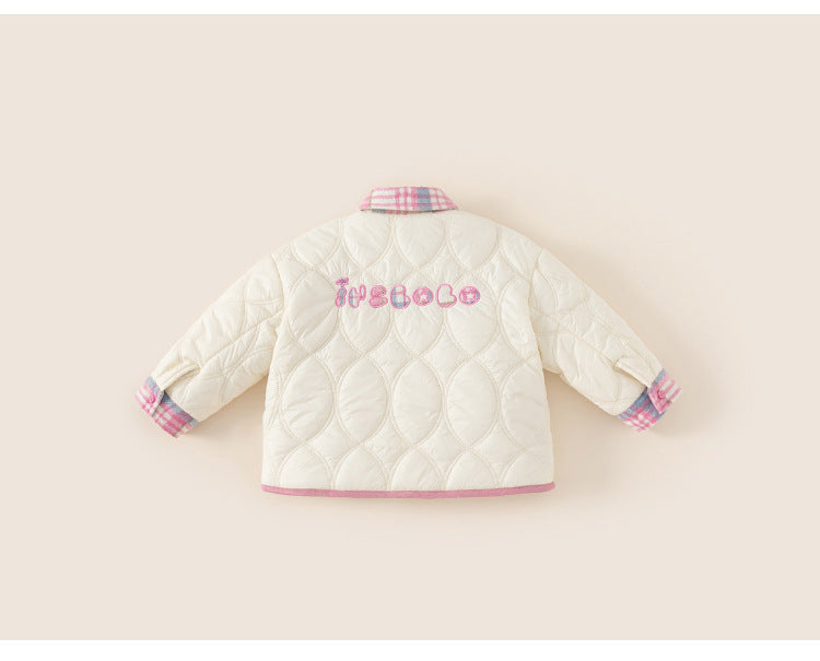 Baby-Steppjacke im Karomuster
