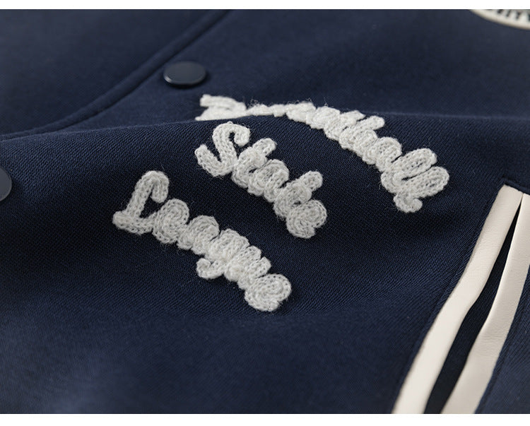 Kinder Stickerei Ballpark Jacke