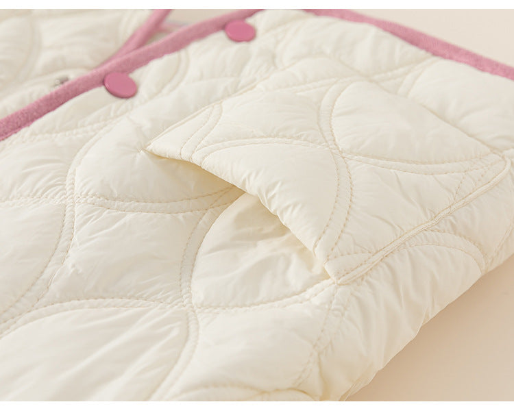 Baby-Steppjacke im Karomuster