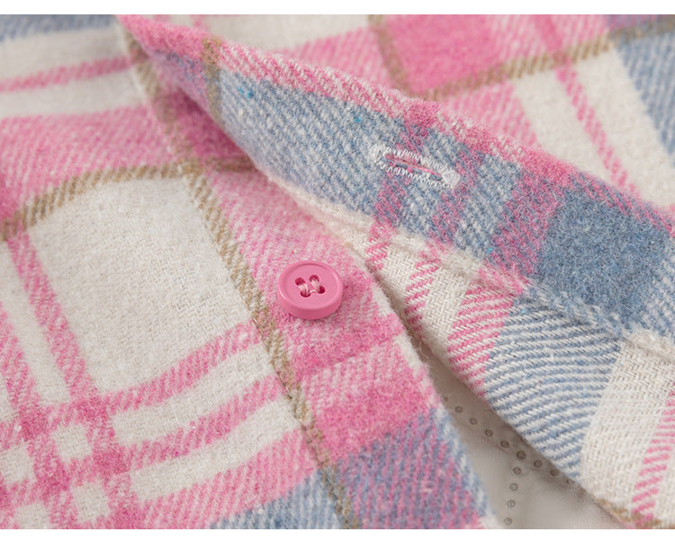 Baby-Steppjacke im Karomuster
