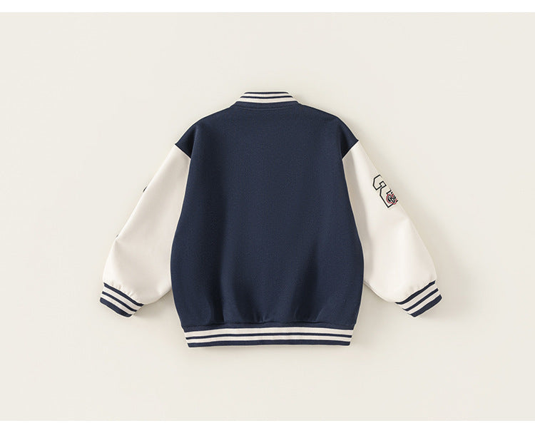 Kinder Stickerei Ballpark Jacke