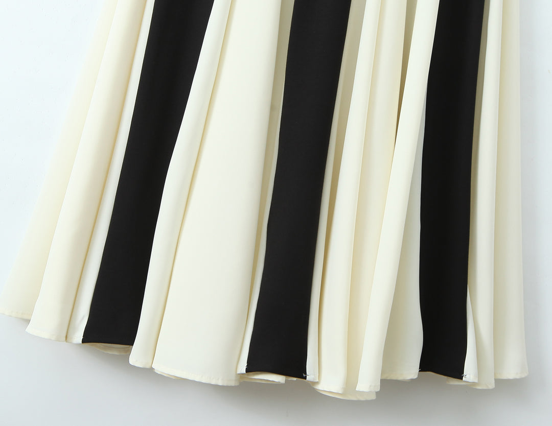 Elegantes, ärmelloses Kleid mit V-Ausschnitt