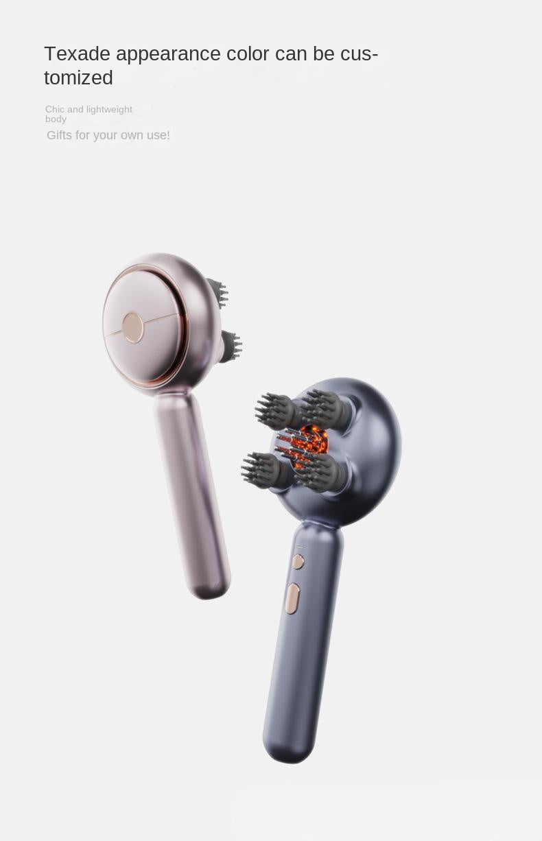 Kopfhautmassagegerät mit Rotlicht-Therapie