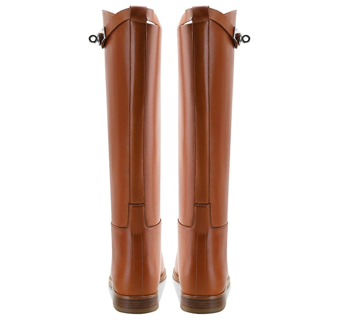 Kniehohe Reitstiefel im Western-Stil