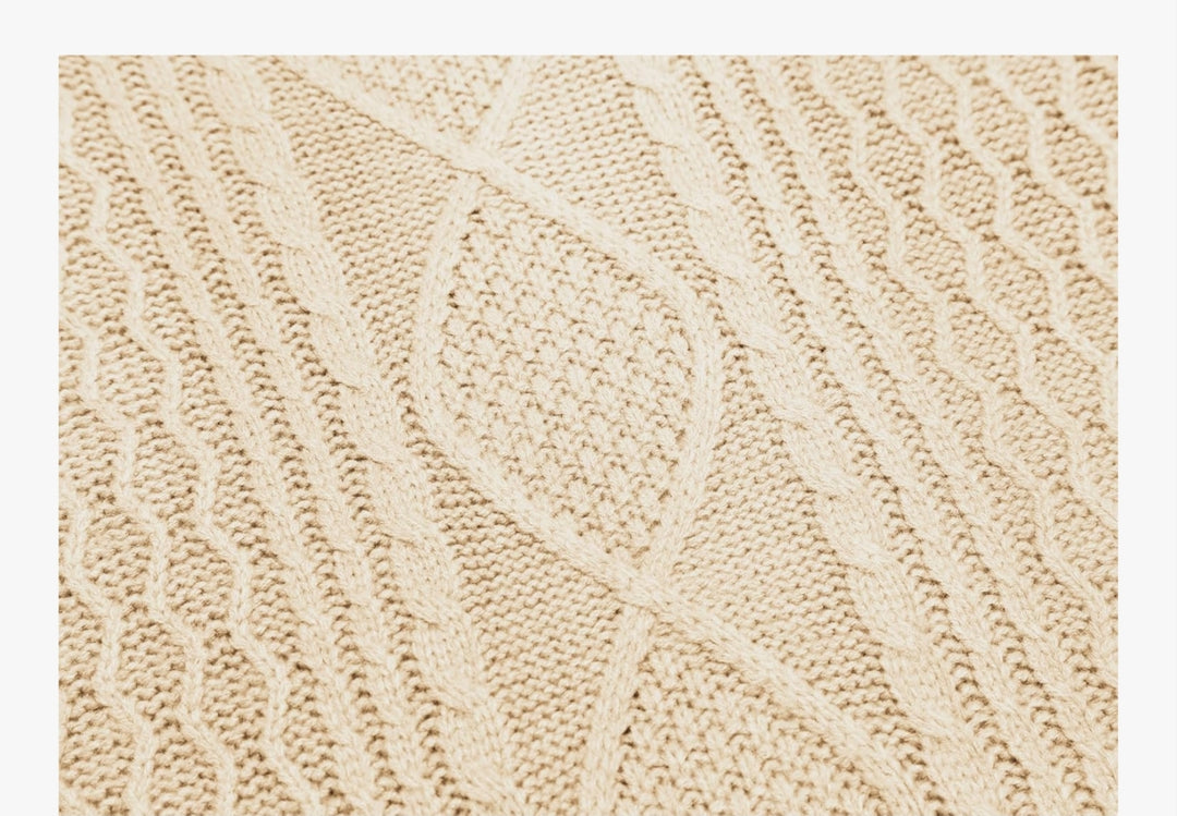 Unisex-Pullover mit Karomuster