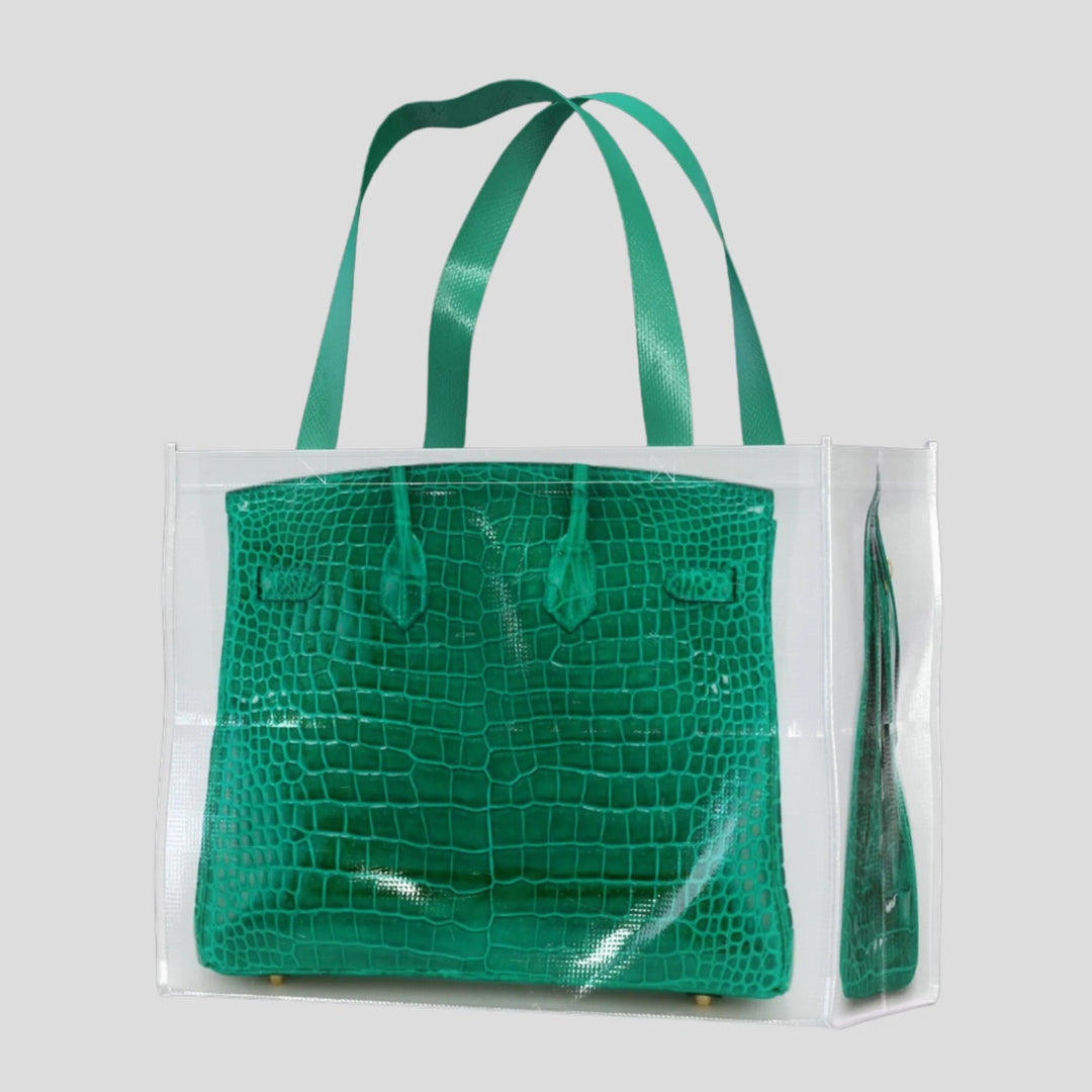 Modische Tragetasche im Krokodil-Design
