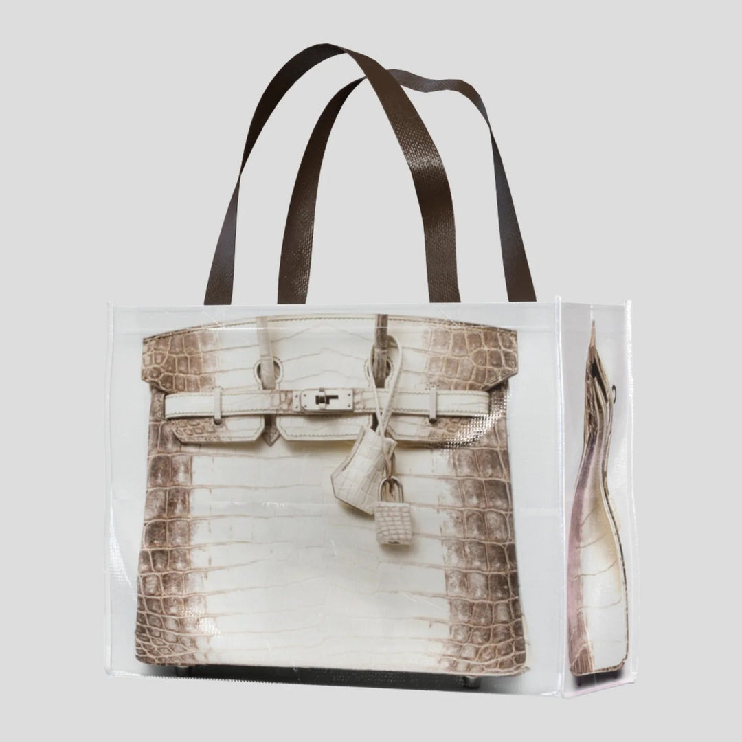 Modische Tragetasche im Krokodil-Design
