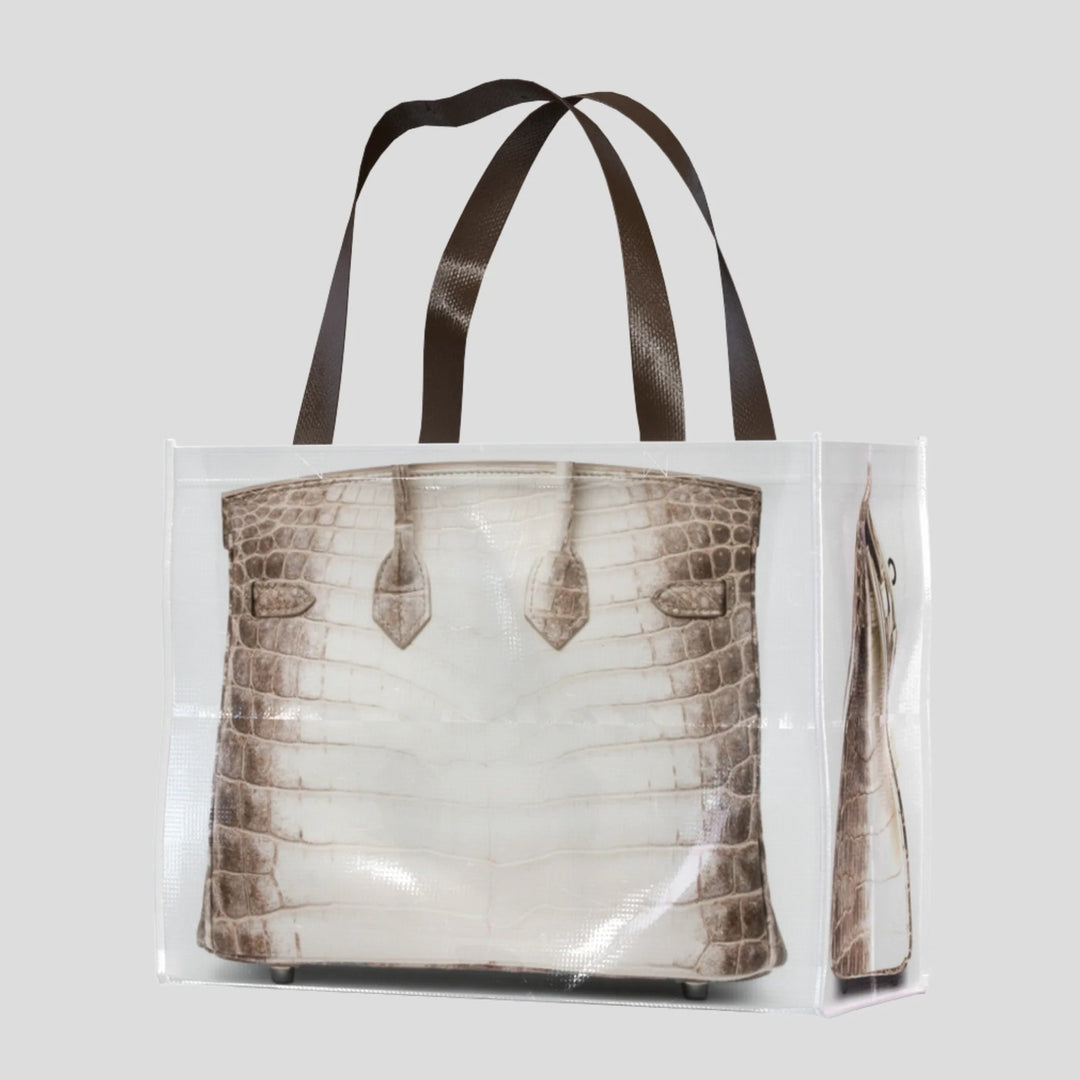 Modische Tragetasche im Krokodil-Design