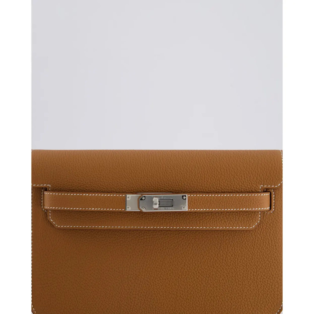 Elegante Leder-Clutch