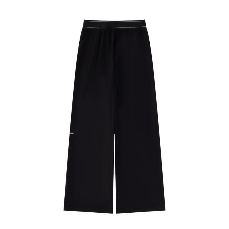 Damen-Hose mit hohem Bund und weitem Bein